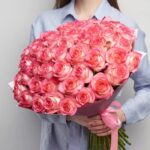 30 Pink Roses Bouquet