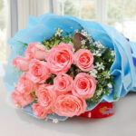 Baby Pink Roses Bunch
