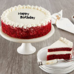 Red Velvet Floral Ring Cake