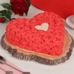 Designer Heart Red Velvet Cake