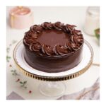 Floral Top Choco Cake