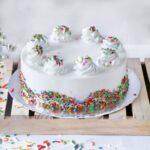 Fruit Pearls Vanilla Cake