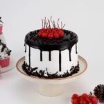 Cherry Topped Chocolate Cake