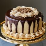 Golden Topping Choco Cake